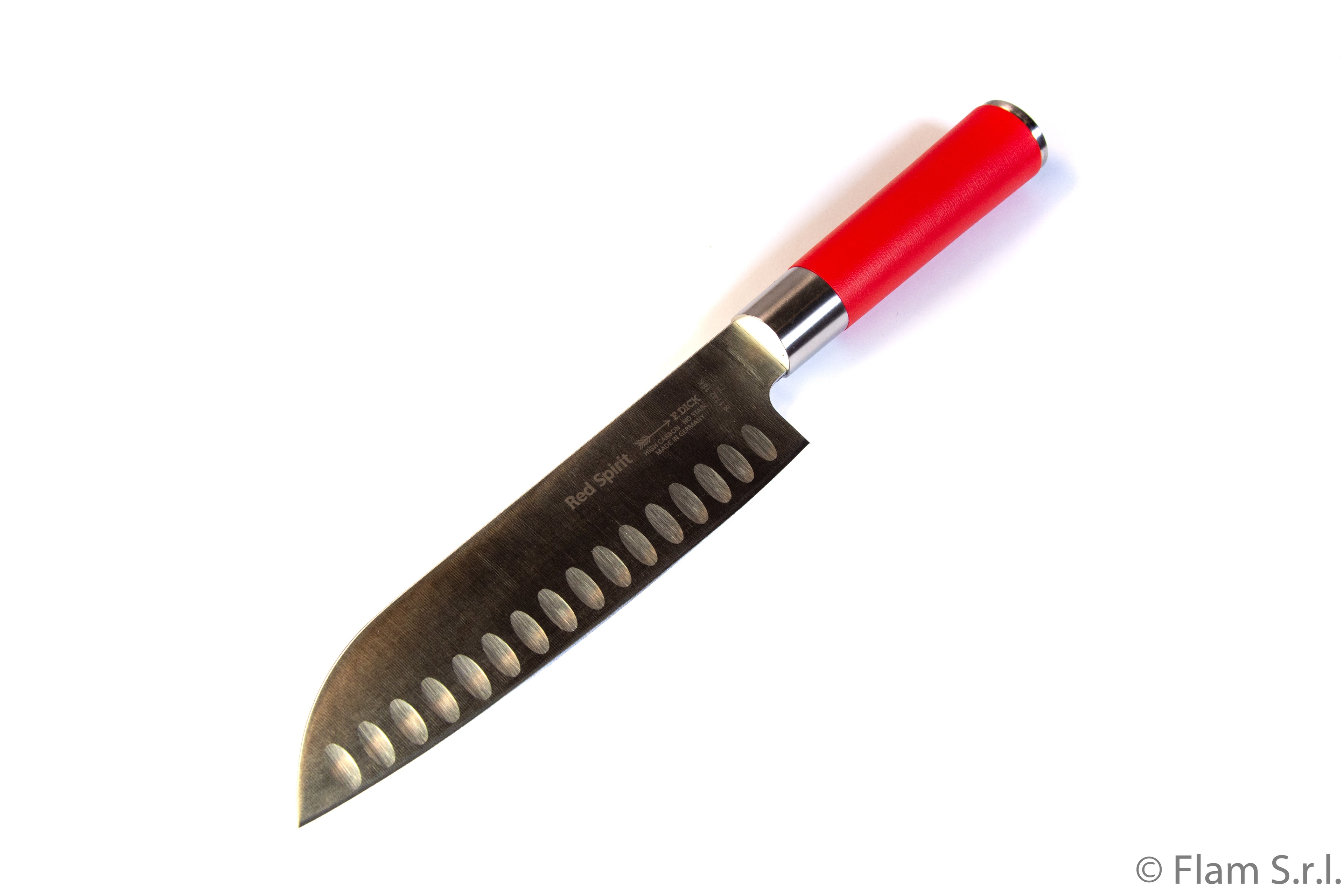 F. Dick, Red Spirit, Santoku Kullenschliff, 18 cm