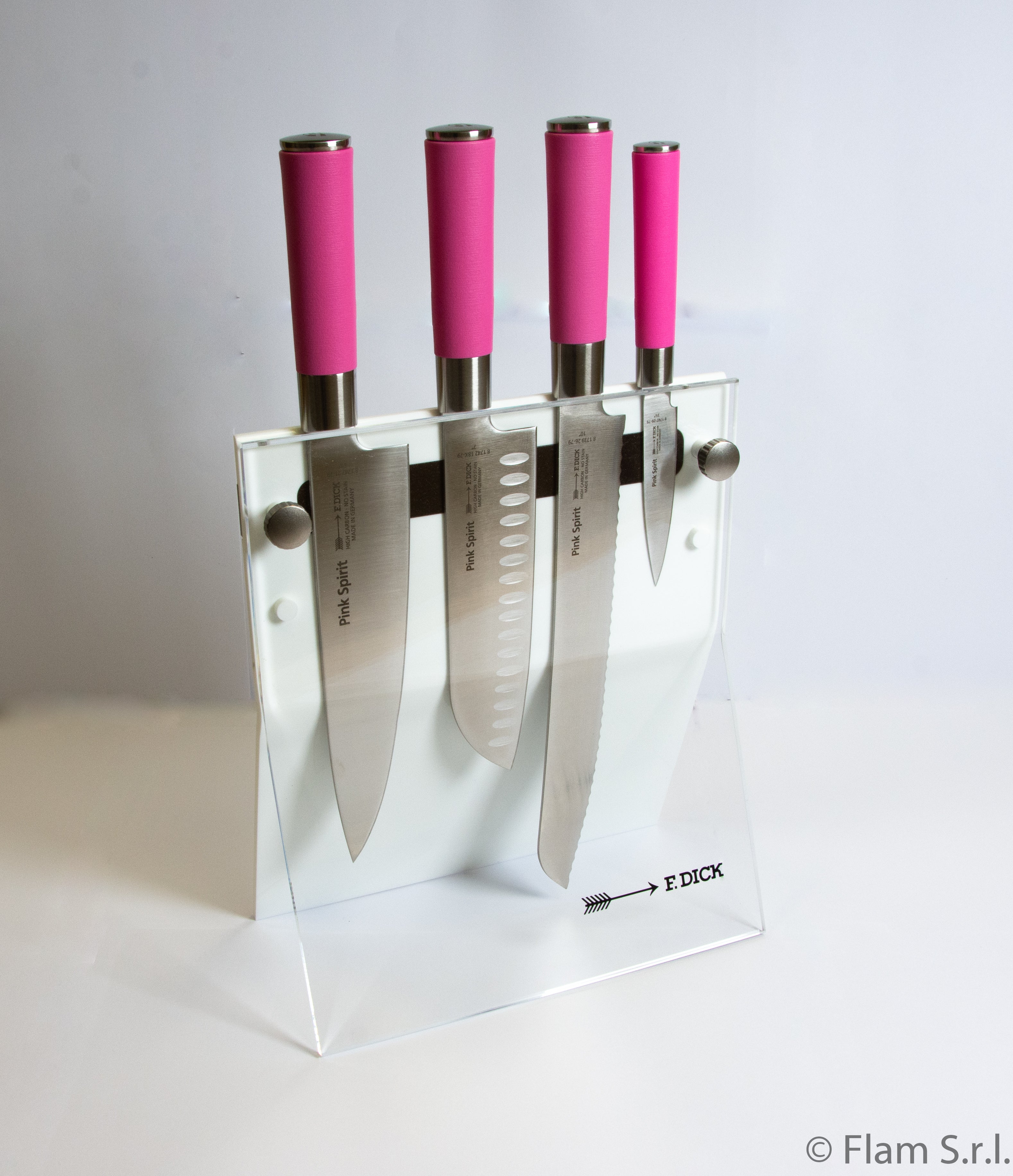 F. Dick, Pink Spirit, Set komplett mit Messerblock