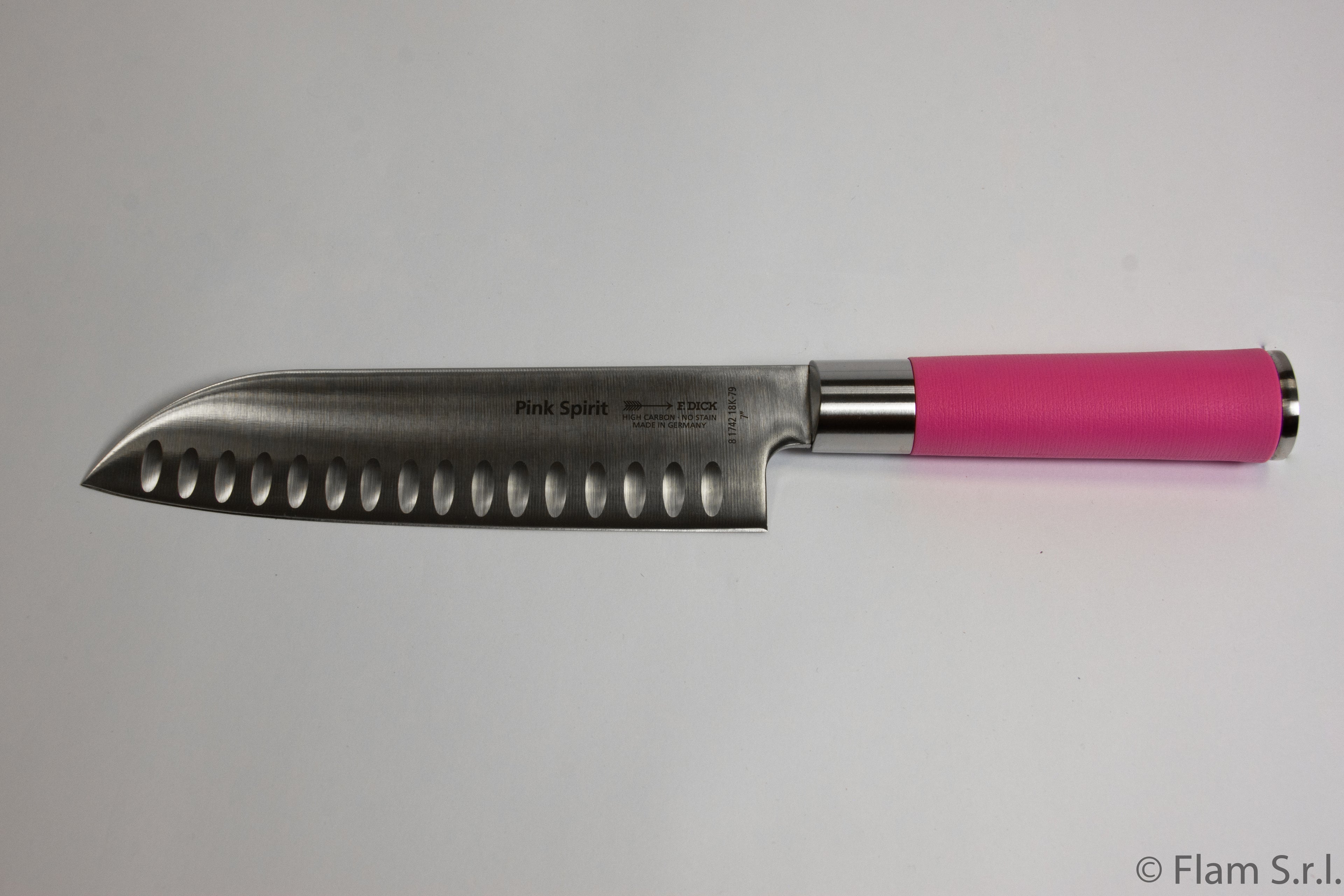 F. Dick, Pink Spirit, Santoku Kullenschliff, 18 cm