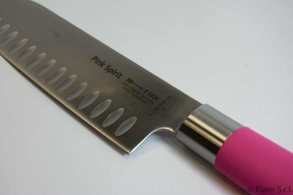 F. Dick, Pink Spirit, Santoku Kullenschliff, 18 cm