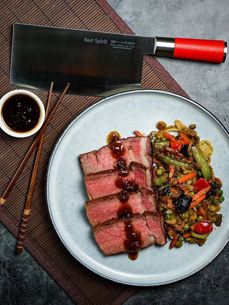 F. Dick, Red Spirit, Chinesisches Kochmesser, 18 cm