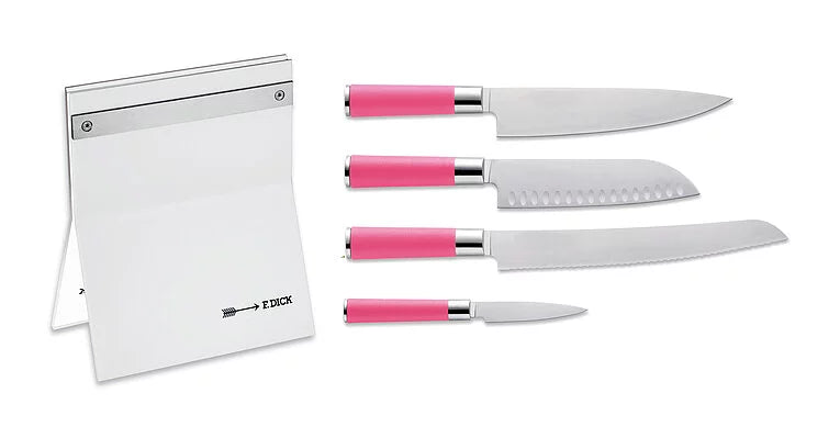 F. Dick, Pink Spirit, Set komplett mit Messerblock