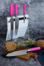 F. Dick, Pink Spirit, Set komplett mit Messerblock